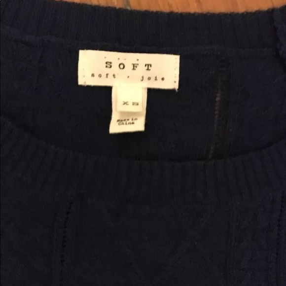 Soft Joie Sweater XS Deep Indigo - Picture 2 of 3